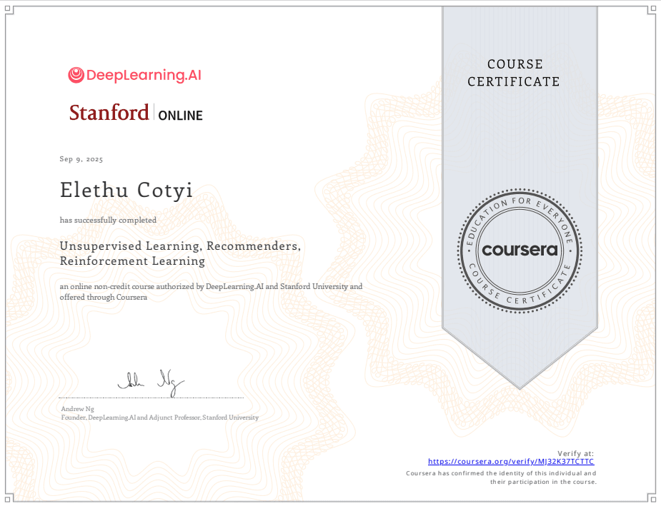 AI Bootcamp Certificate 9